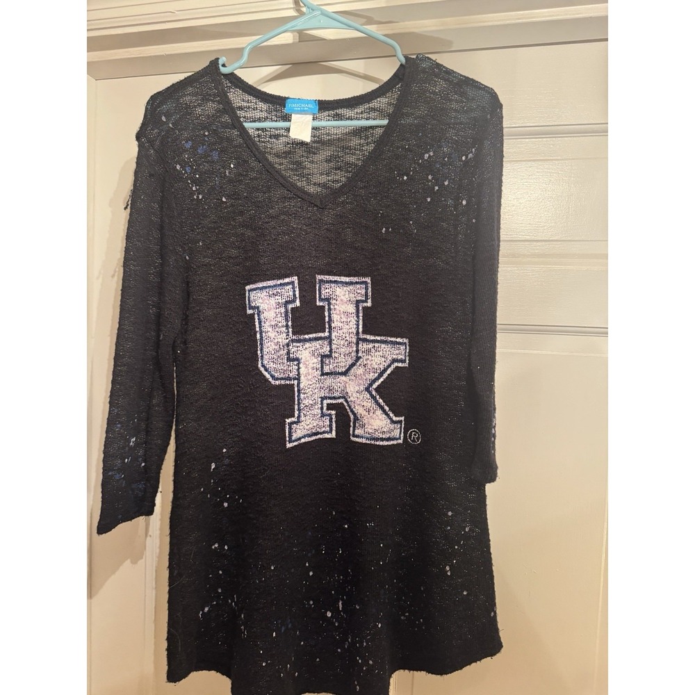 PMichael Women's XL See Through University of Kentucky Sweater